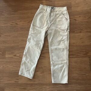 Ivory carpenter pants
